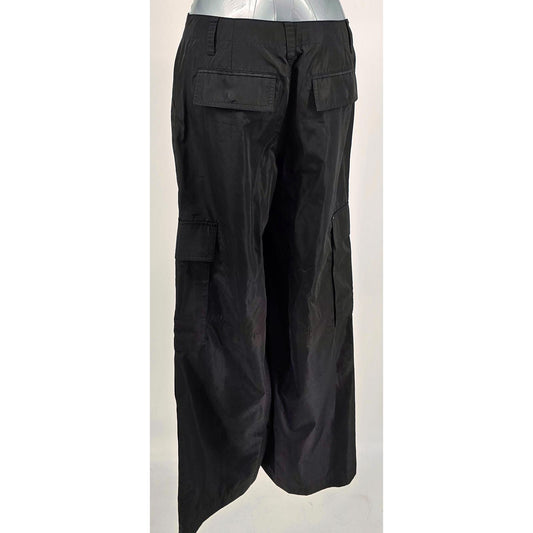 Sleek Women's Cargo Parachute Jeans - Utility Meets Style!