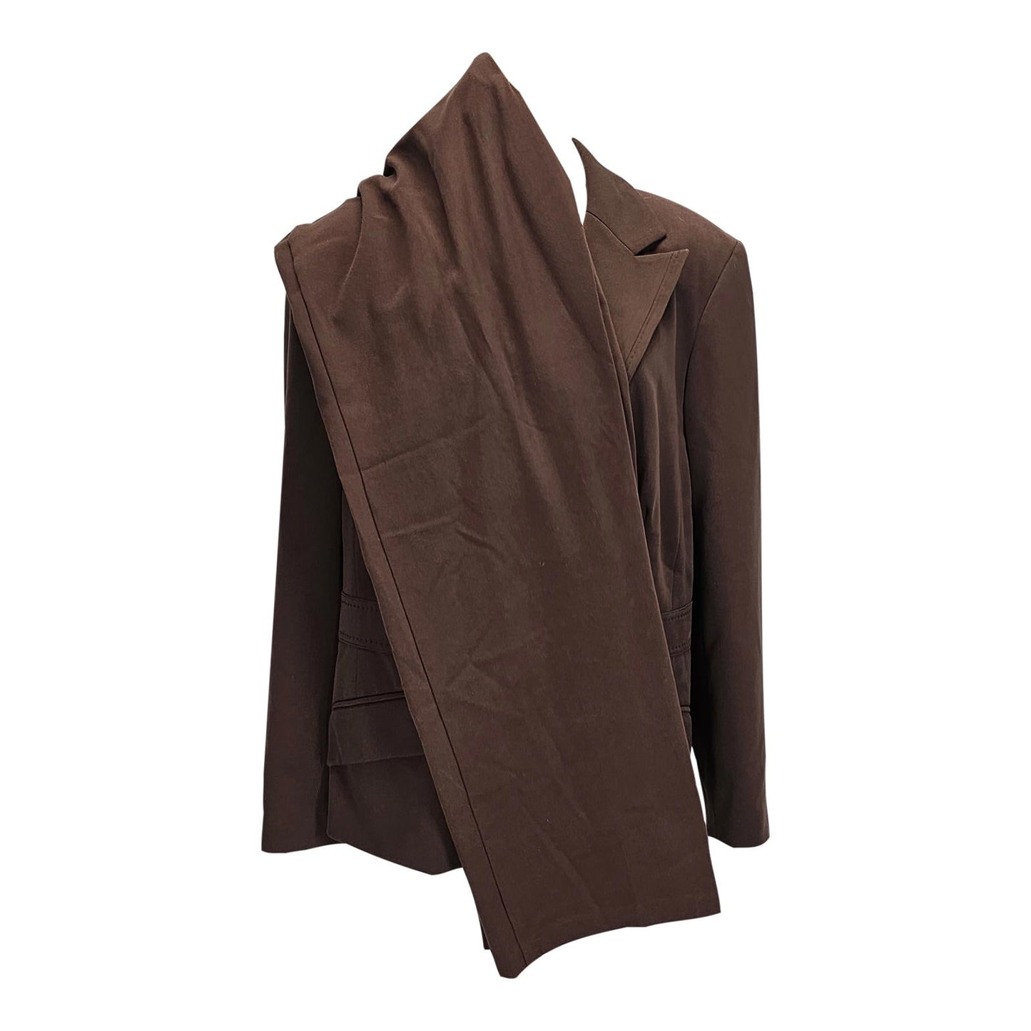 Worthington Chic Brown Women's Blazer and Pants Suit Set/16W