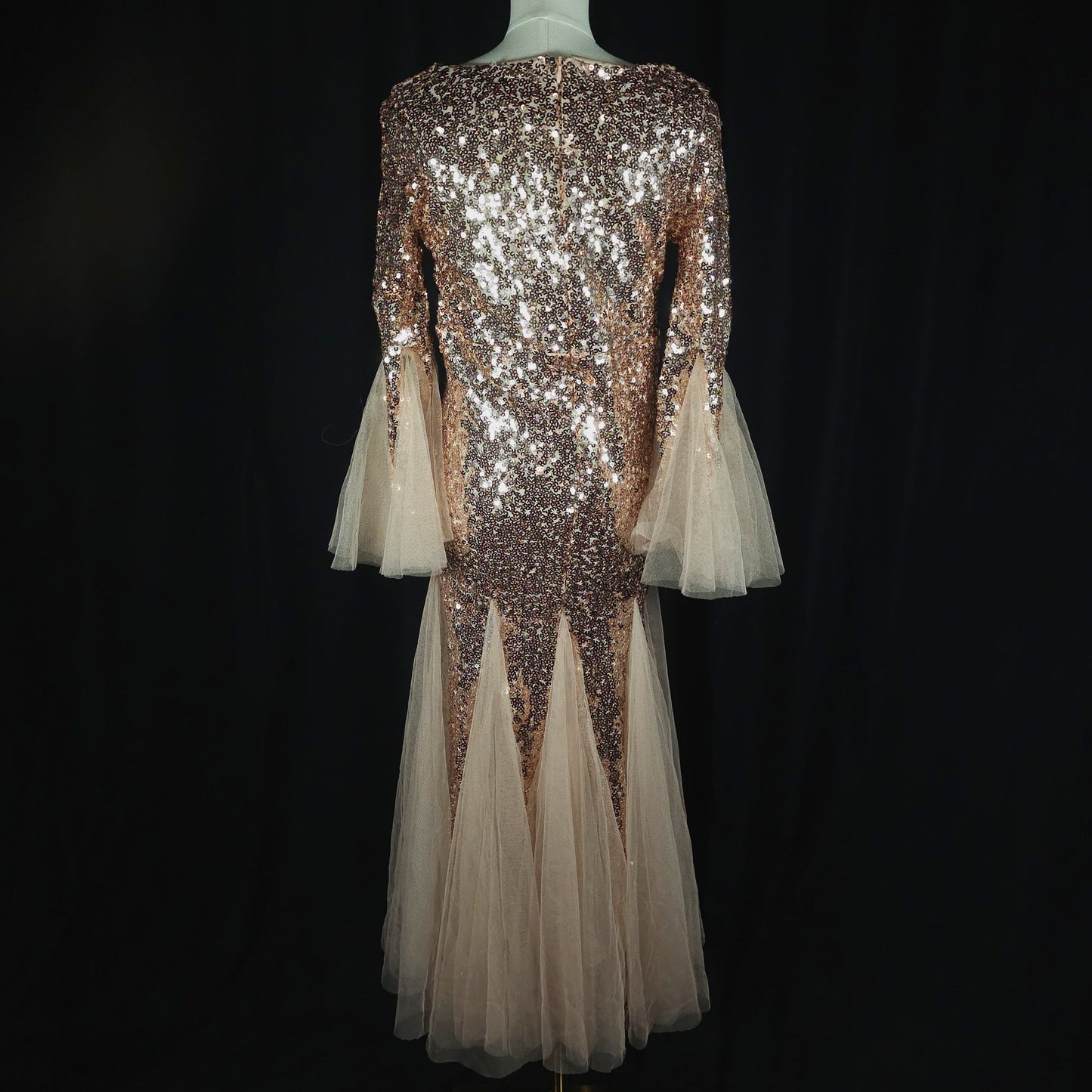 Glittering Rose Gold Gown of Dreams