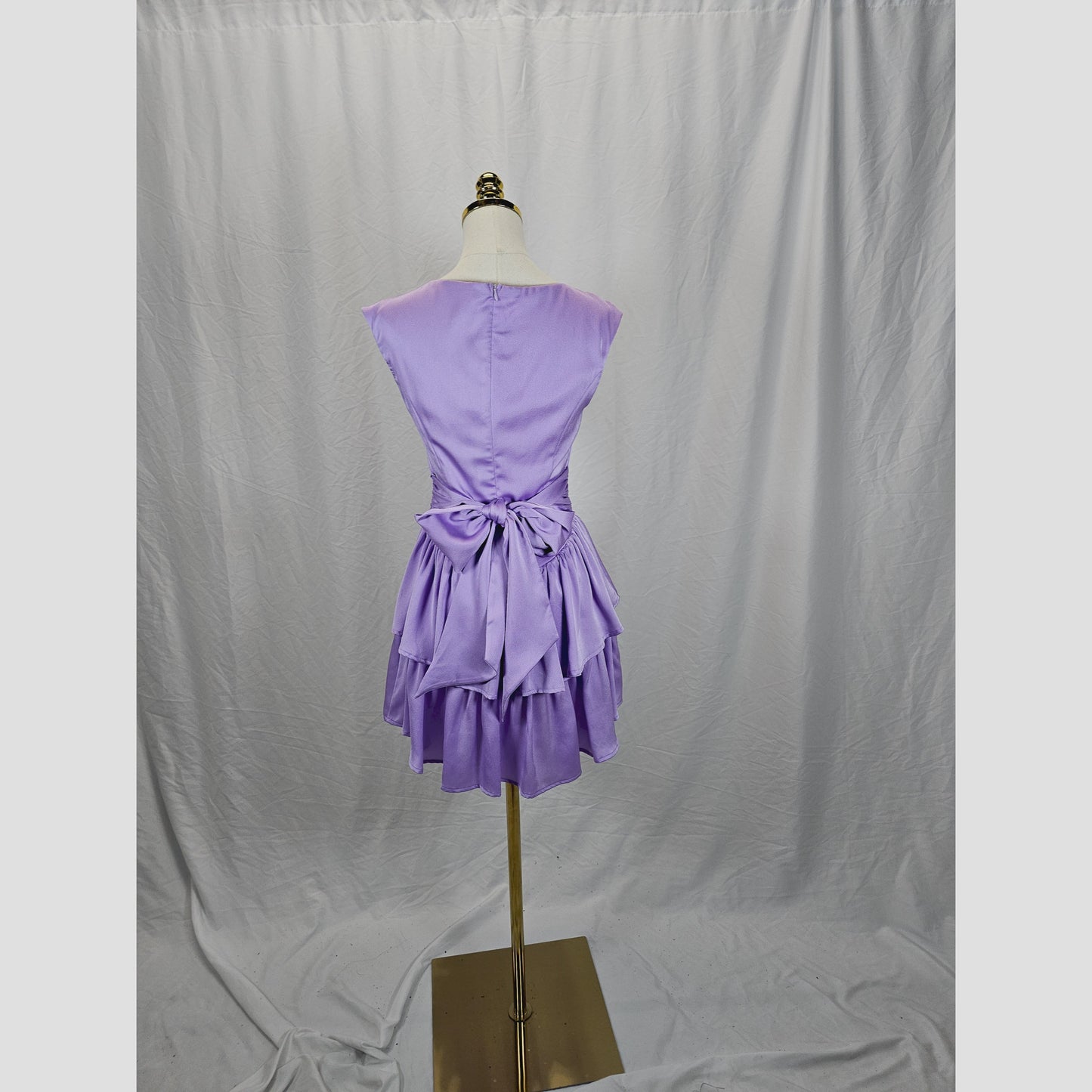 Chic Lavender Tiered Mini Dress - Perfect for Spring & Summer