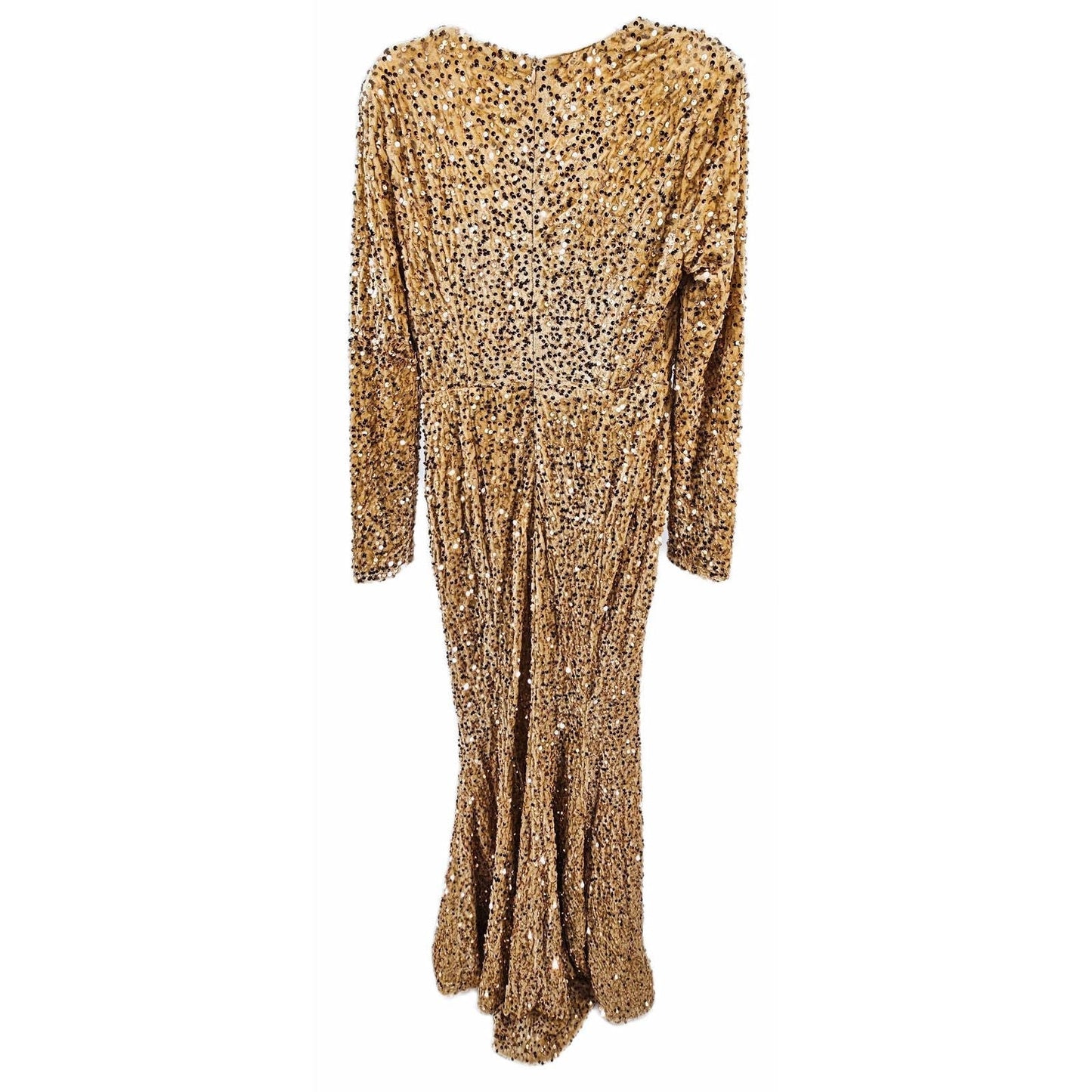 Sequin Long Sleeve Maxi Dress - Sparkle Like You Mean It!