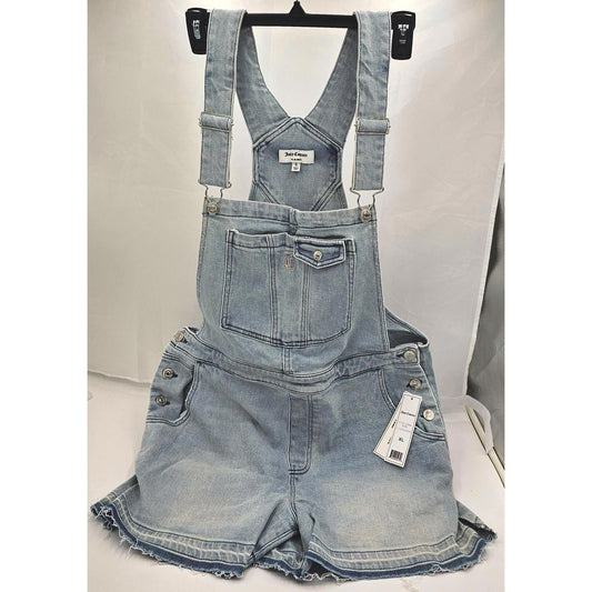Light Wash Short Overalls - Ready for Adventure!