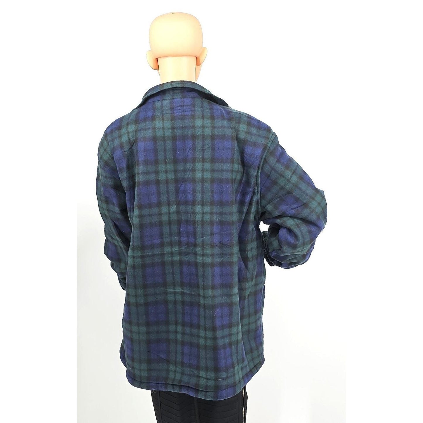 Tartan Sherpa Jack Black Watch - Cozy Plaid Adventure Buddy