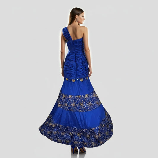 Blue Beads Tracing Every Intention