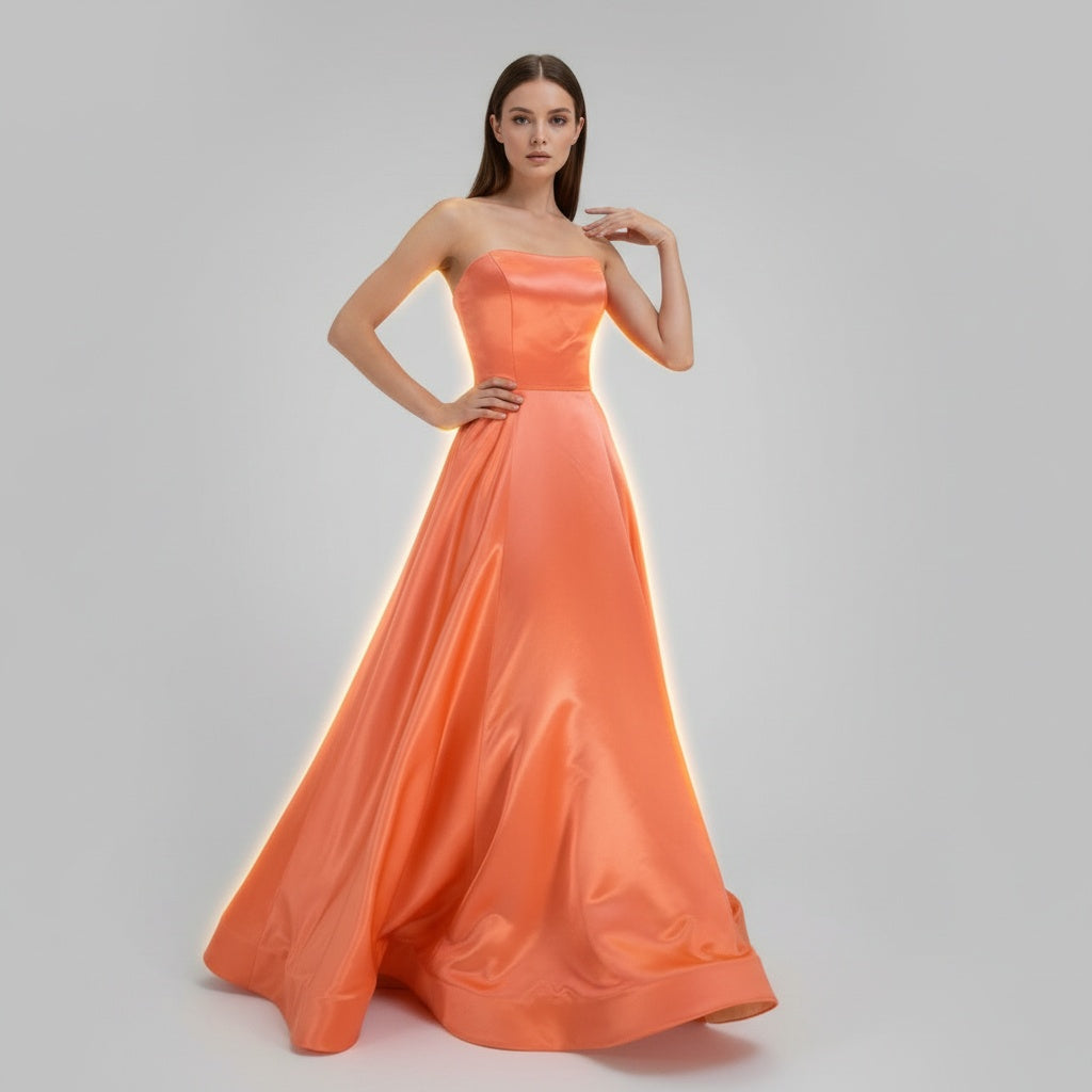 Coral Satin Swept Into Summer