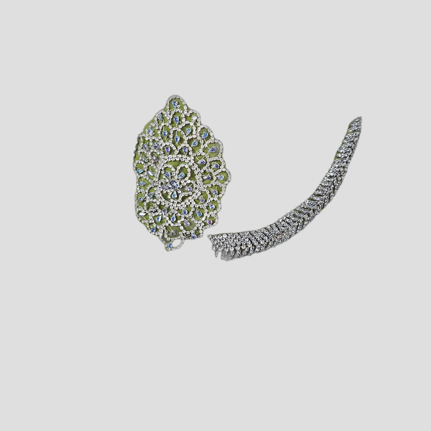 Lime Luxe: The Gleeful Glam Gown