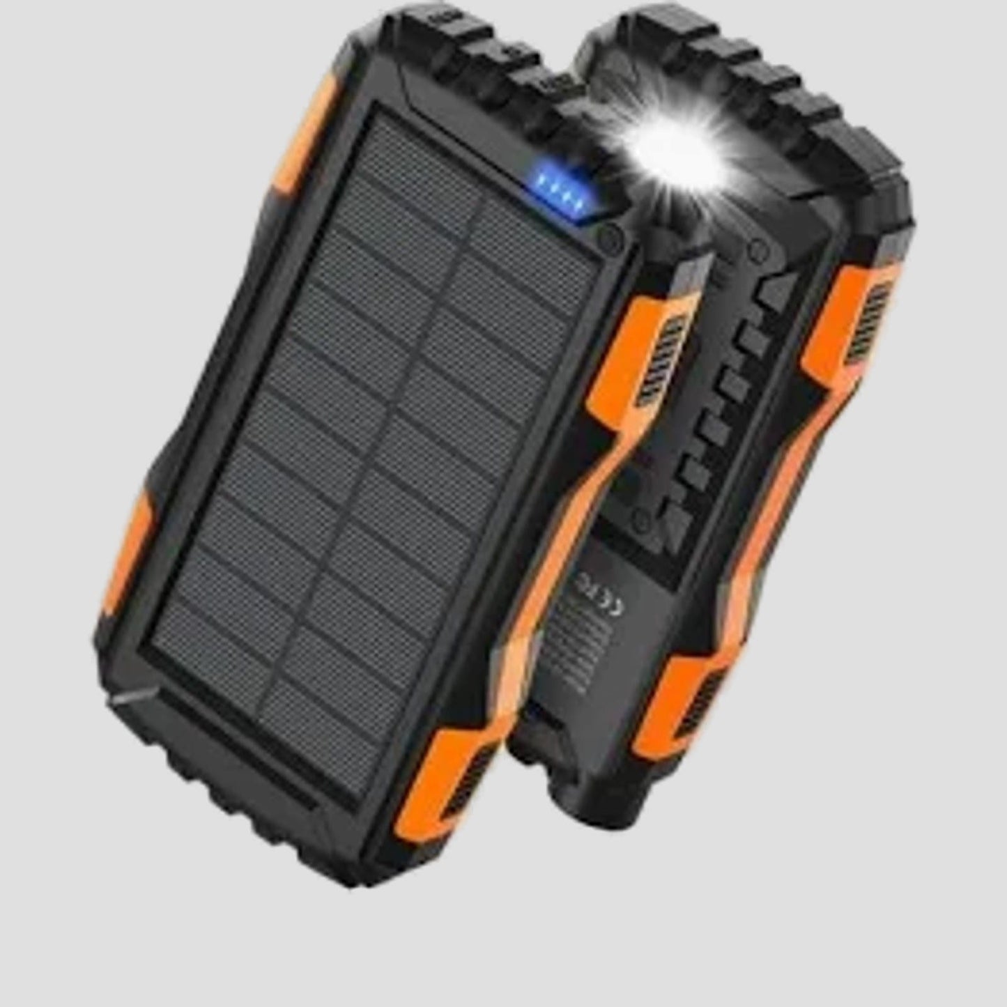 Solar Power Bank with Flashlight - Your Pocket-Sized Sun Buddy!