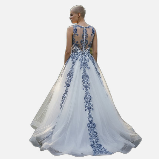 Fairy-Tale Dreams: Enchanted Lace Ballgown