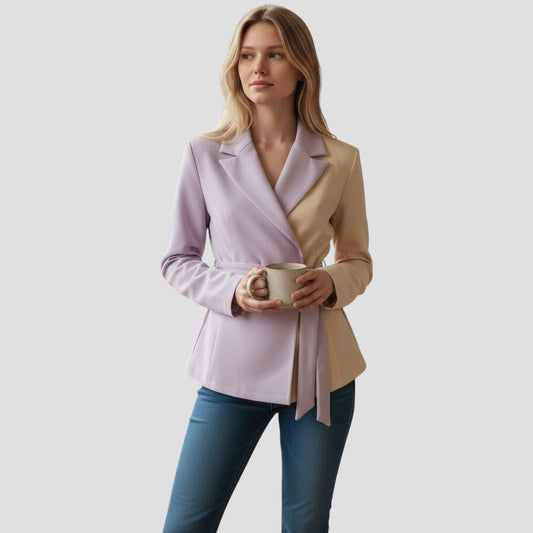 Two-Tone Tango Wrap Jacket