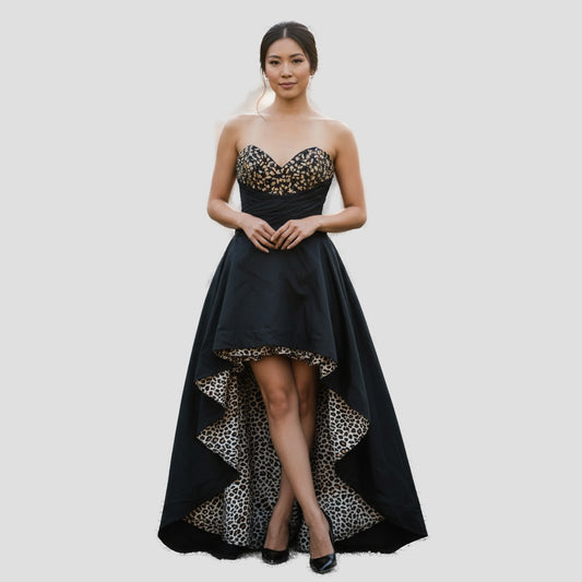 Dazzling Black Embellished Mini Dress for Sizzling Nights