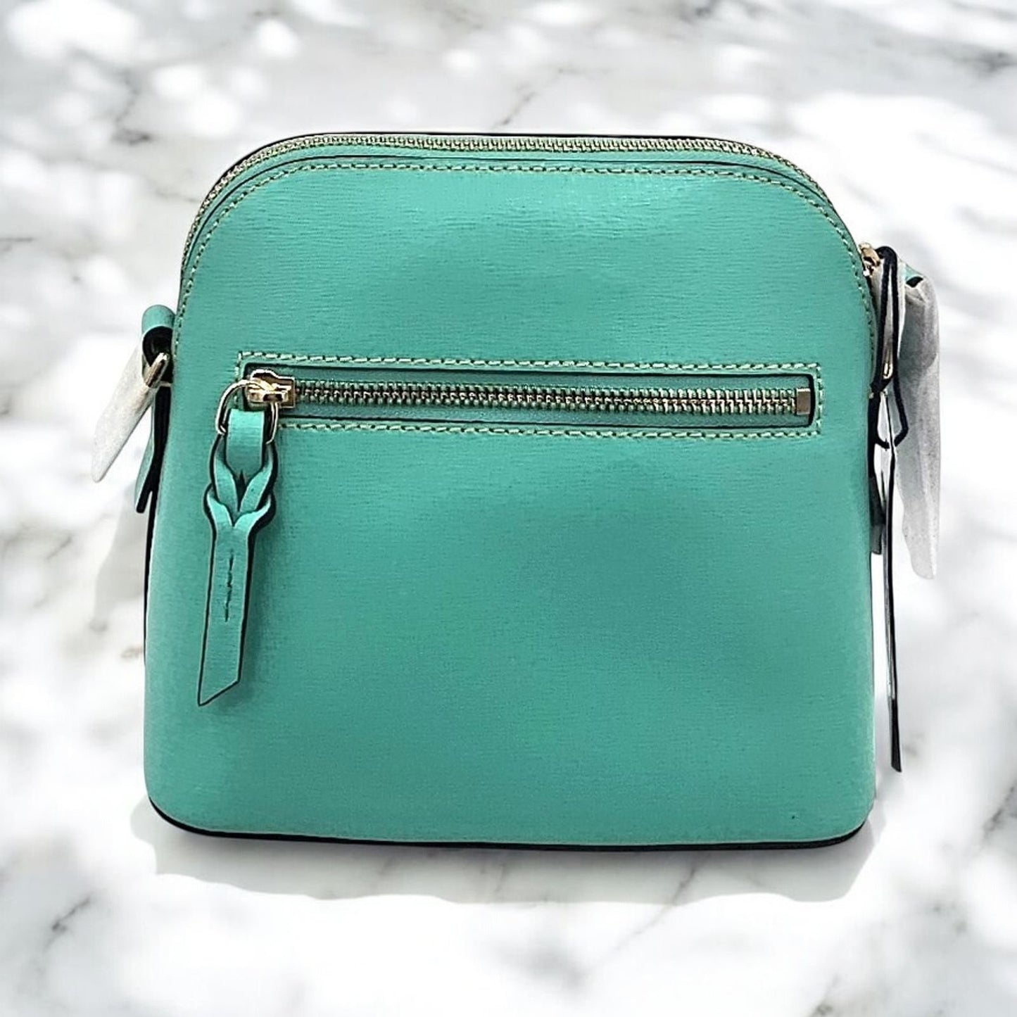 Saffiano Leather Domed Crossbody - Your New Best Friend!