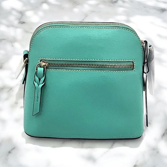 Saffiano Leather Domed Crossbody - Your New Best Friend!