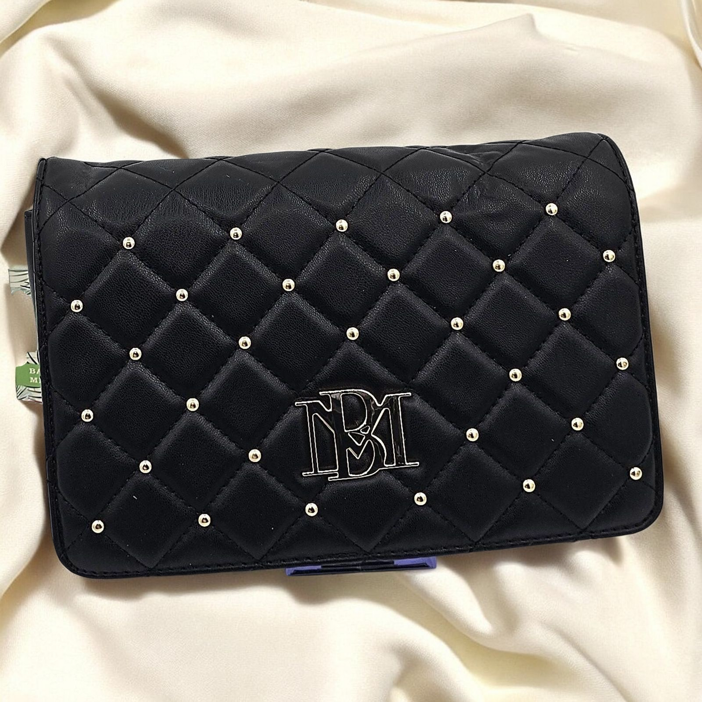 Elegant Quilted Studded Clutch