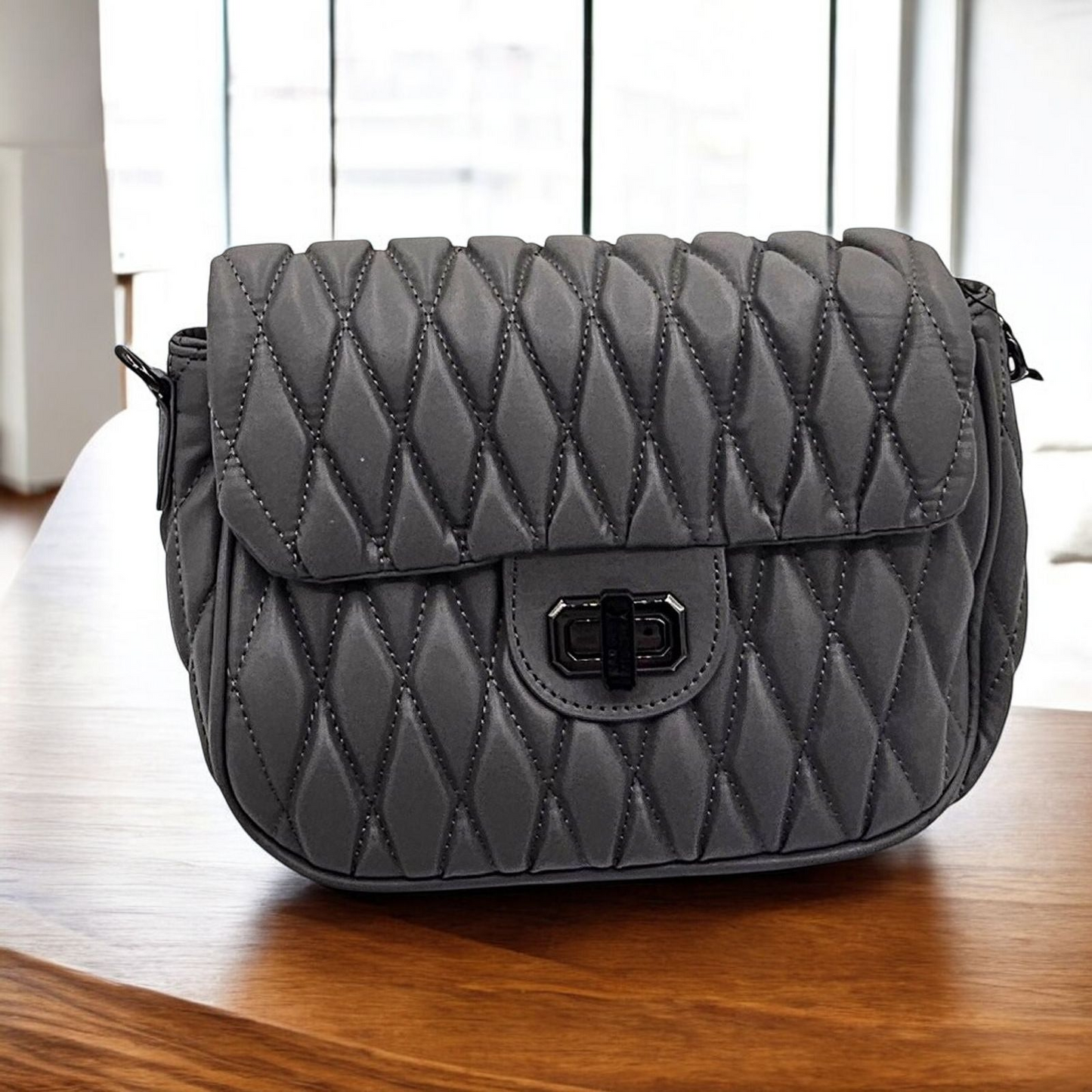 Elegant Quilted Crossbody Handbag by Badgley Mischka