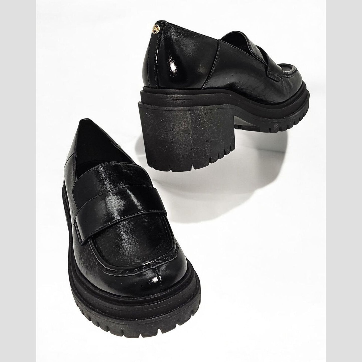 Rocco Crackled Patent Leather Loafer