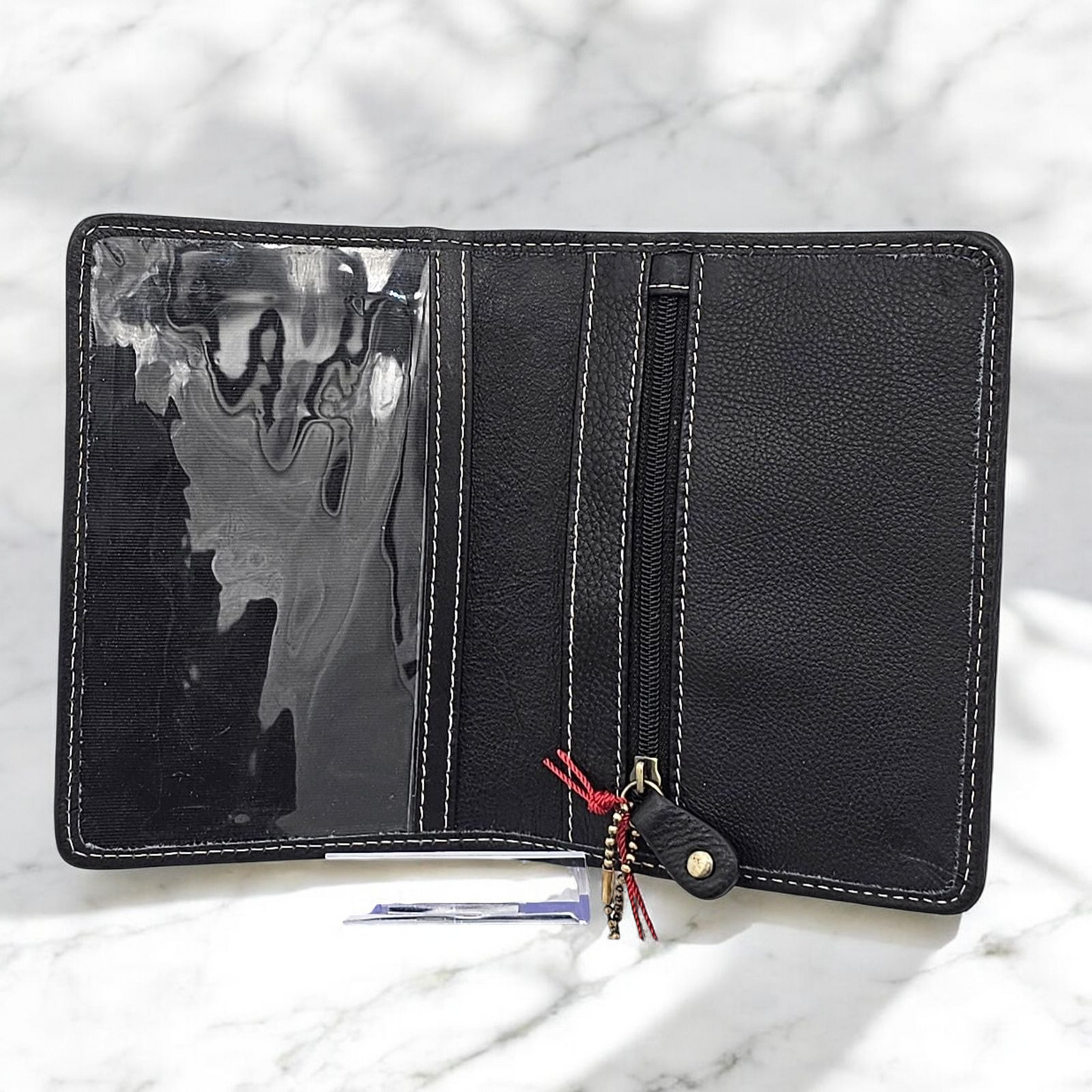 Chic Plaid Women's Wallet with Zipper and ID Window