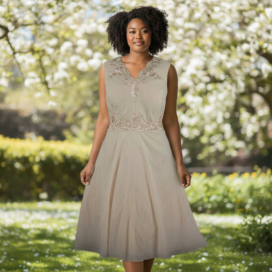 Chic Simplicity: The Enchanted Evening Dress