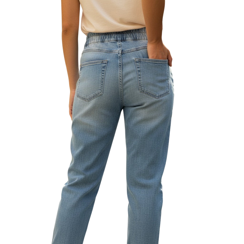 Light Wash Distress Straight Leg - Your New Lazy Day Bestie