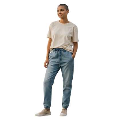Light Wash Distress Straight Leg - Your New Lazy Day Bestie