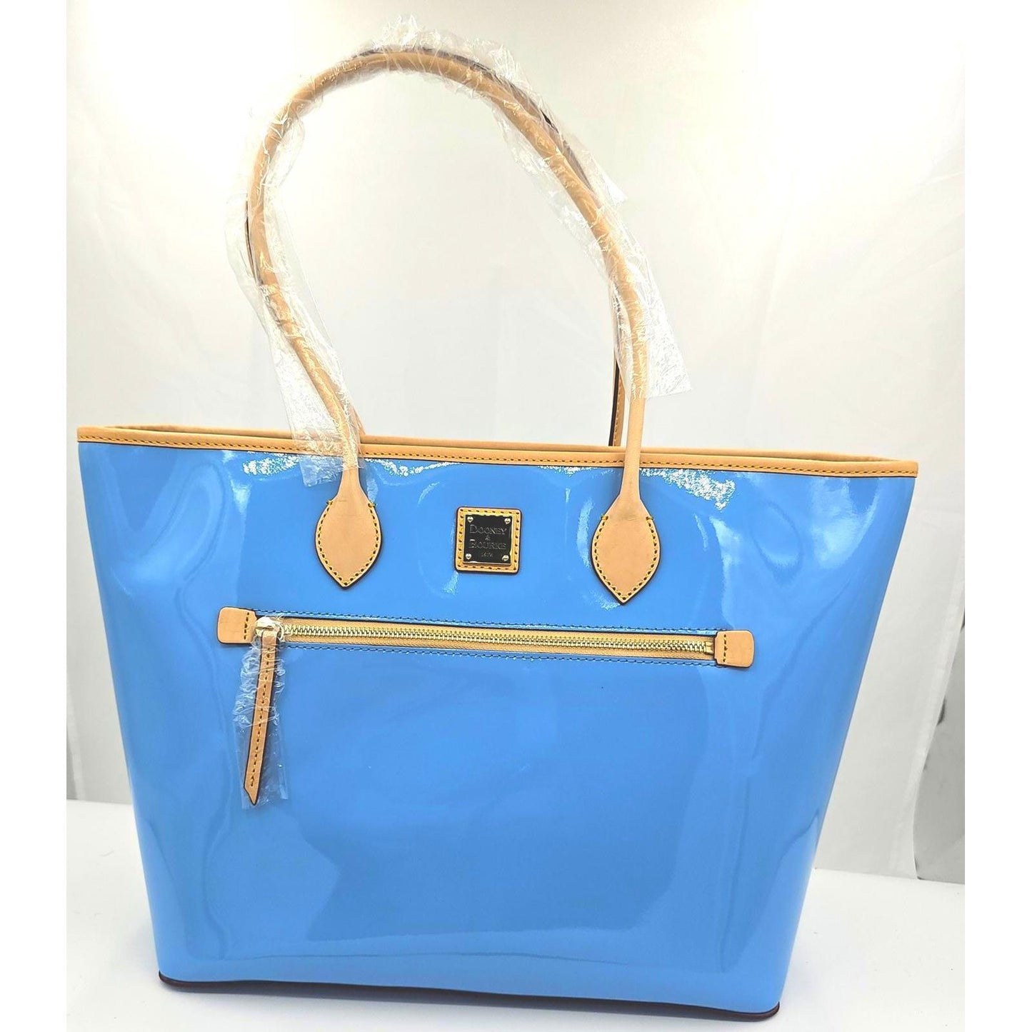 Large Patent Leather Tote-Your Essentials Deserve a Glossy Ride