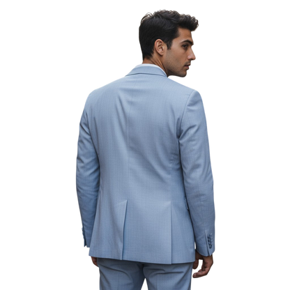 Sky's the Limit Chic Light Blue Blazer