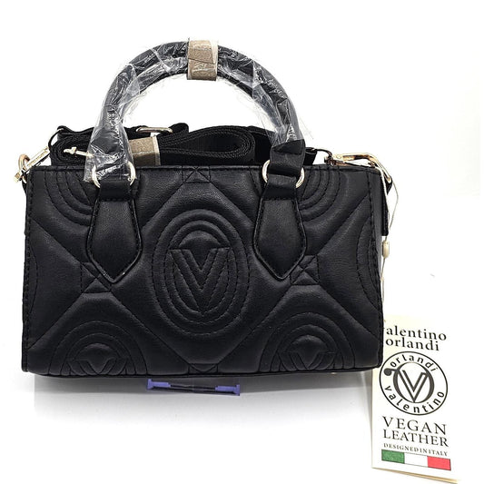 Vegan Leather Quilted Handbag