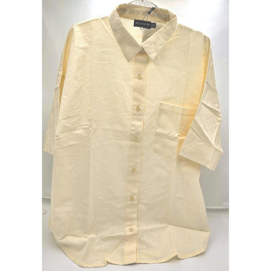Linen Oversized Shirt - Creamy Dreamy Edition