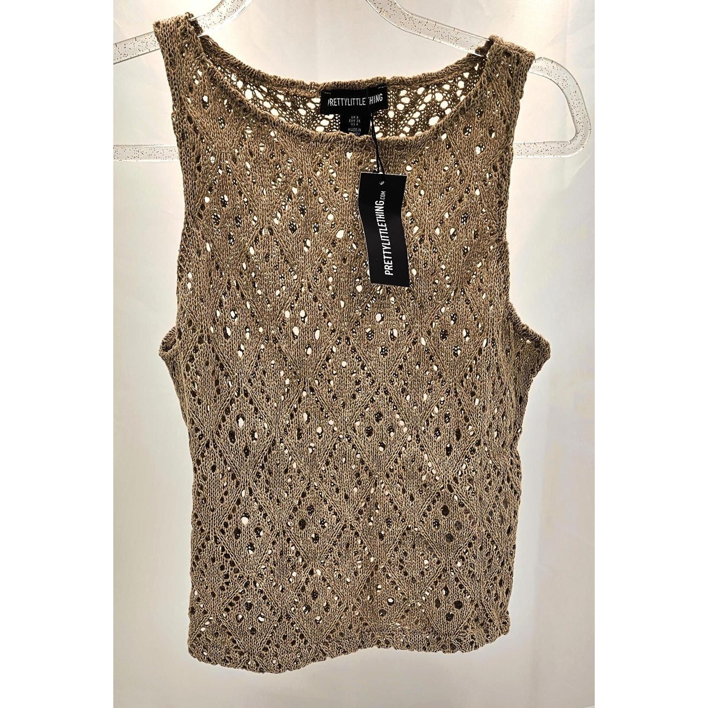 Crochet Sleeveless Sweater Tank Top [MASTER]