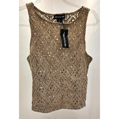 Crochet Sleeveless Sweater Tank Top [MASTER]