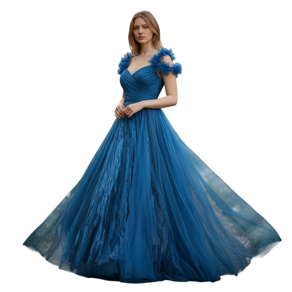 Cinderella Blues: Transformative Tulle Delight