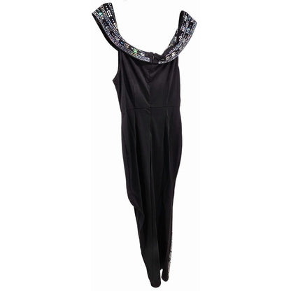 Dazzling Evening Dress with Sparkly Sequin Swirls