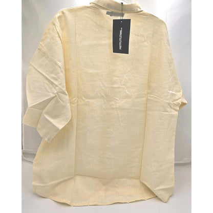 Linen Oversized Shirt - Creamy Dreamy Edition