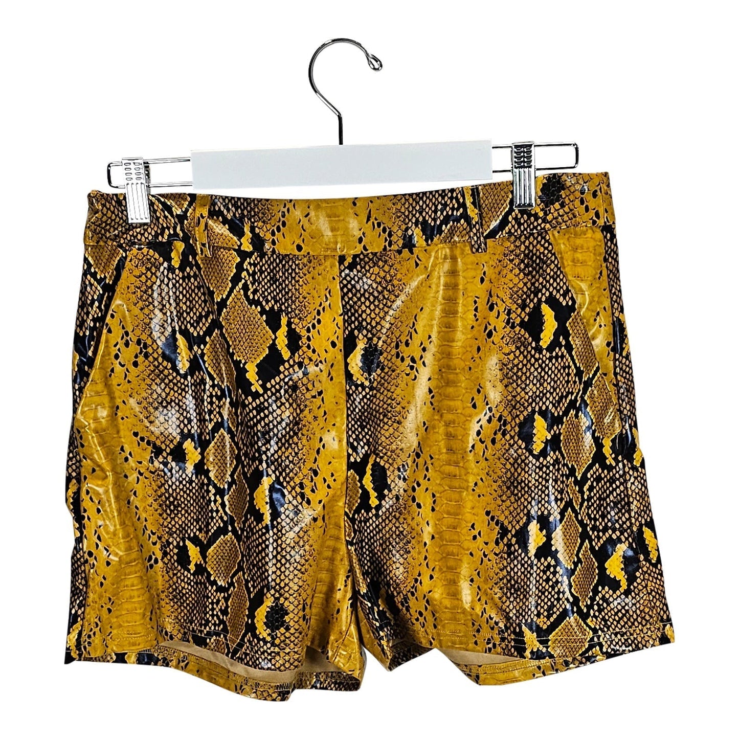 Wild Side Python Print Women's Casual Shorts