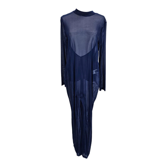 Bae Sheer Jumpsuit - Channel Your Inner Superhero (Mysterious Spy)