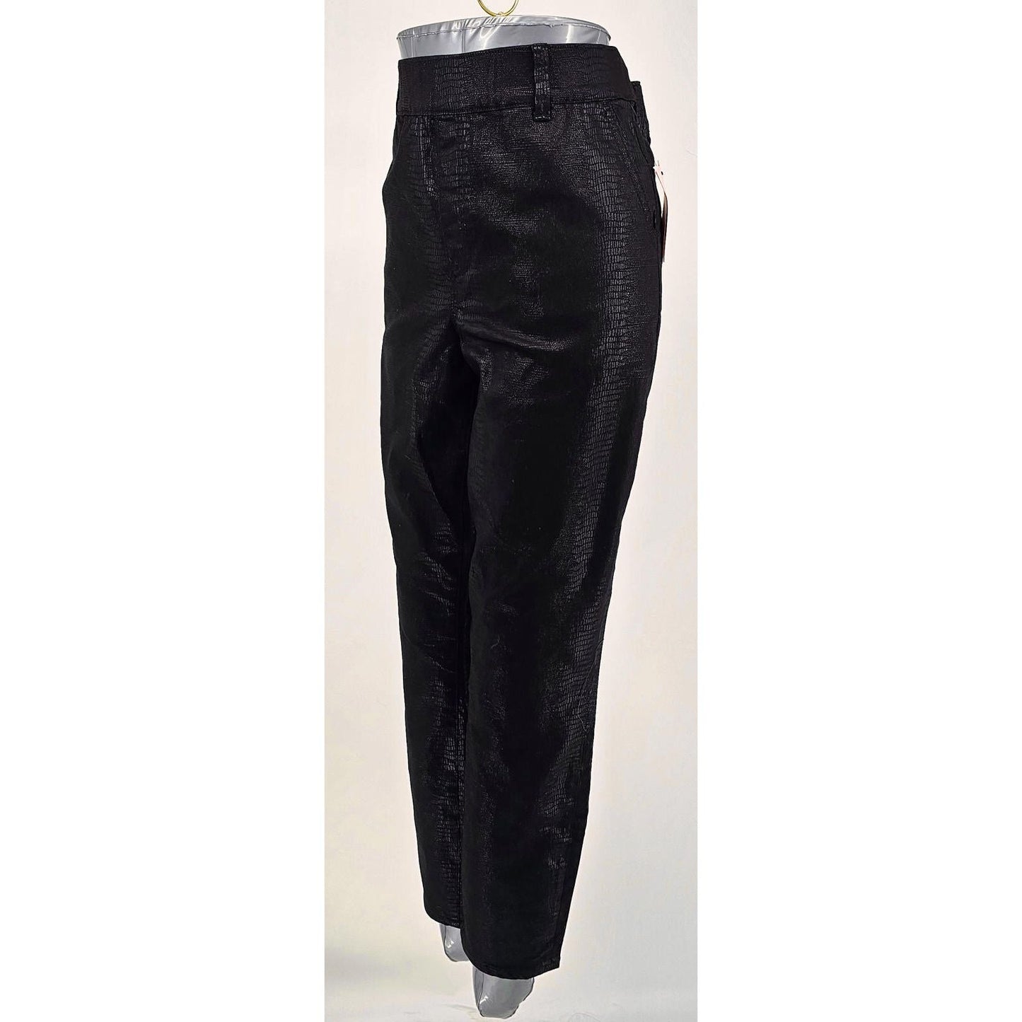 Sleek Snakeskin Pants - Channel Your Inner Fashion Predator