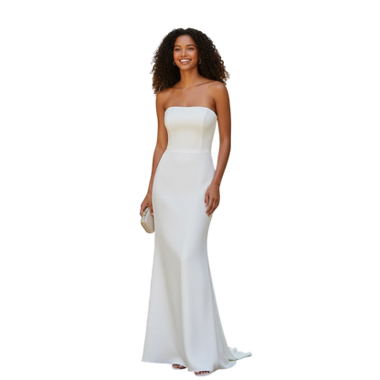 Elegant Strapless Evening Dress - Channel Your Inner Glam!