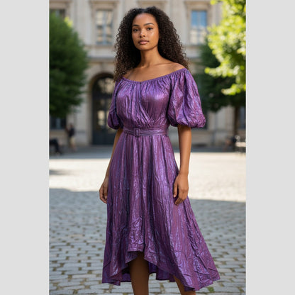 Puff Sleeve Dress - Channel Your Inner Drama Queen