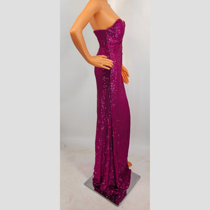 Sparkle Like You Mean It Strapless Sequin Gown