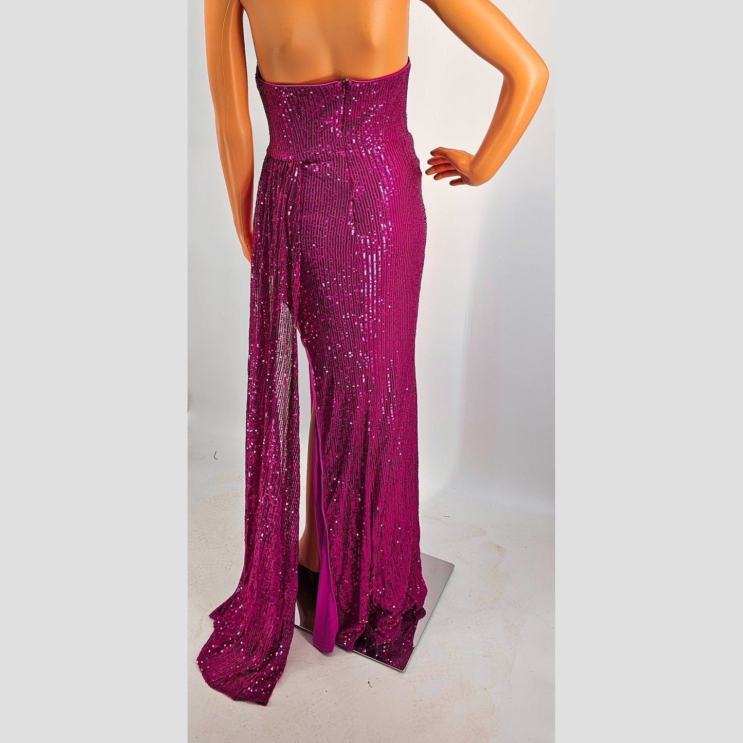 Sparkle Like You Mean It Strapless Sequin Gown