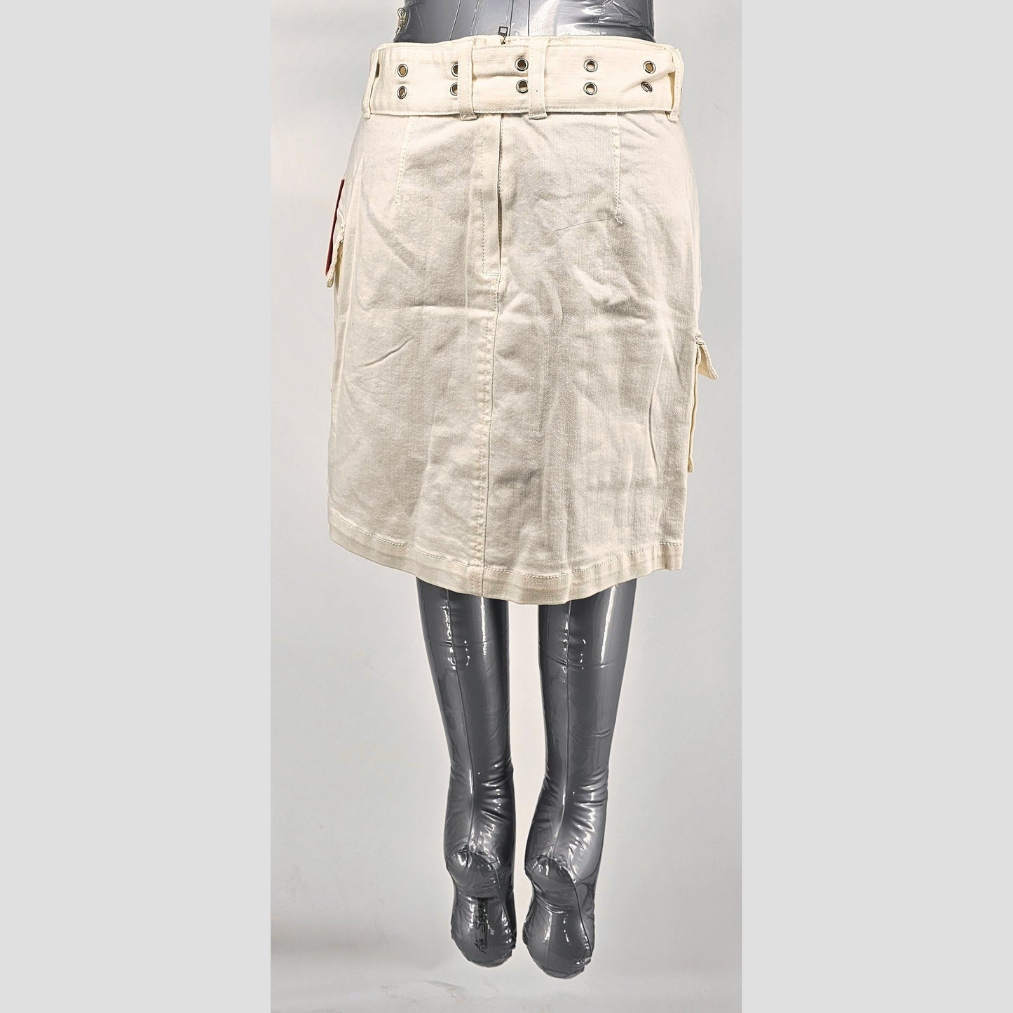Denim Cargo Skirt w Utility Meets Style!