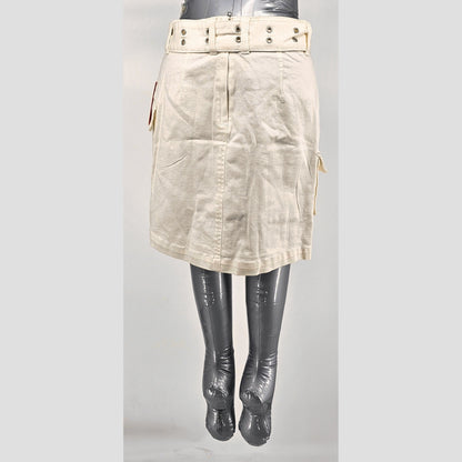 Denim Cargo Skirt w Utility Meets Style!
