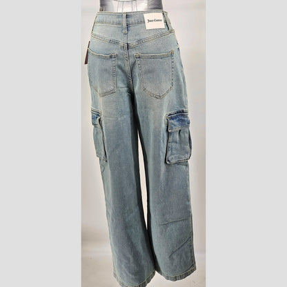 Women's Cargo Jeans - Dreams with Pockets Galore