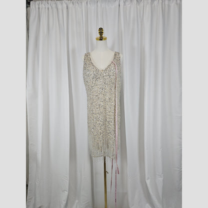Sparkle & Fringe Fiesta Dress - Let the Good Times Shine!