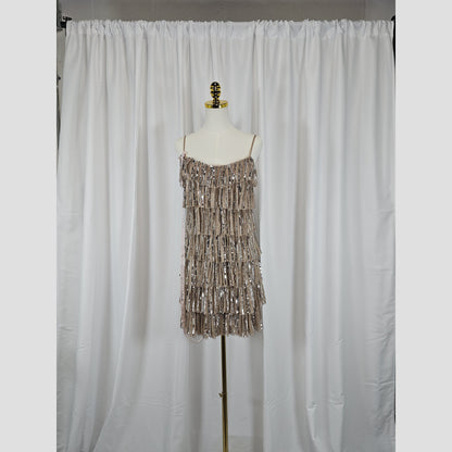 Glimmering Delight: The Perfect Party Fringe Dress