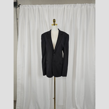 Pinstripe Power Play Blazer: Elevate Your Authority Game