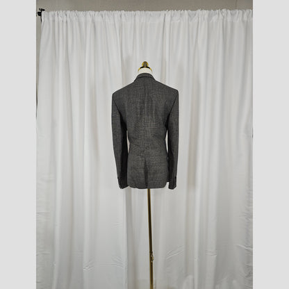Back-Buttoned Charisma Blazer: Style Meets Secret Agent Vibes