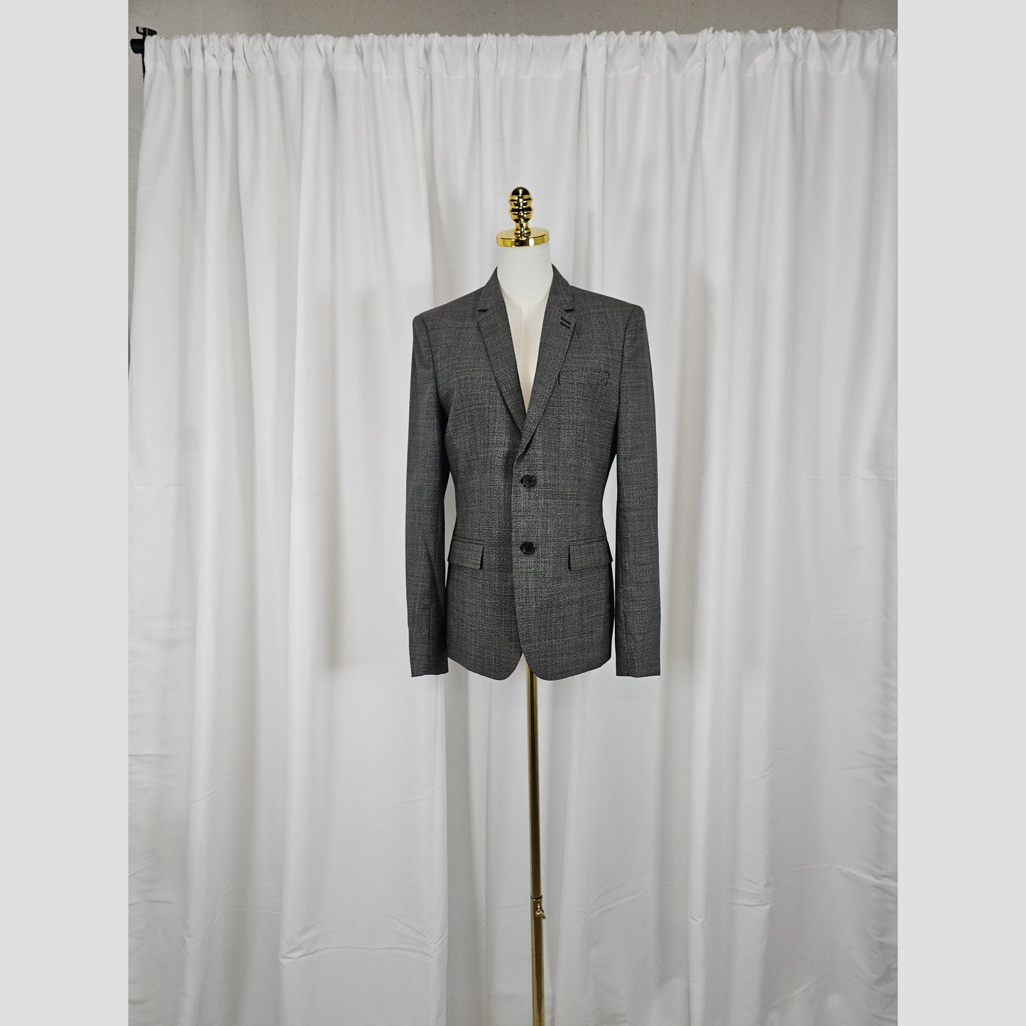 Back-Buttoned Charisma Blazer: Style Meets Secret Agent Vibes