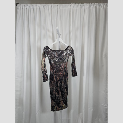 Sparkle Like It's 1999: Sequined Sensation Dress