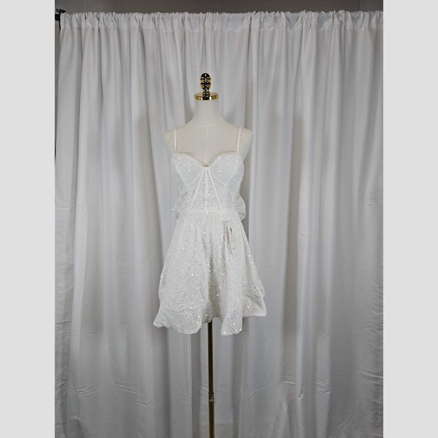 Sparkle & Shine: The Dazzling Little White Dress