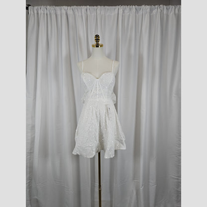 Sparkle & Shine: The Dazzling Little White Dress